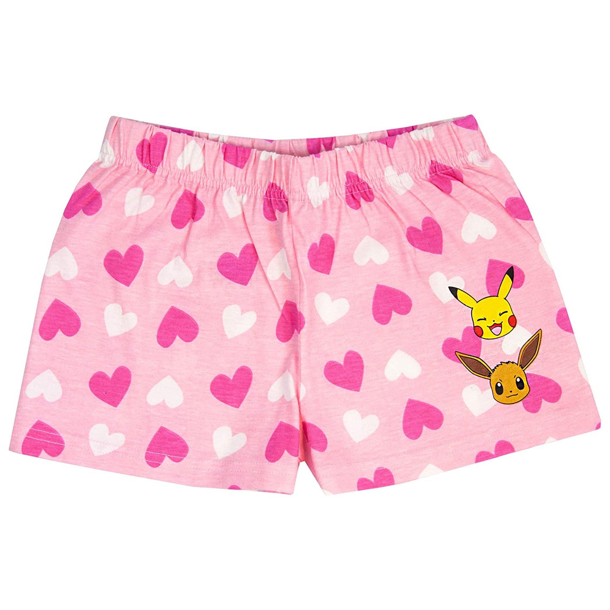 Pokémon  Besties Schlafanzug mit Shorts  (3erPack)Rüschen 