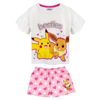 Pokémon  Besties Schlafanzug mit Shorts  (3erPack)Rüschen 