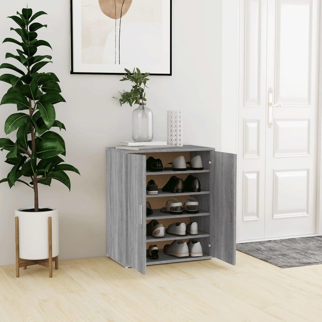 VidaXL Armoire à chaussures bois d'ingénierie  