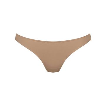 Sloggi Damen Brazilian Slip - Body Adapt Twist Brazil, Mikrofaser, Spitzenborte, einfarbig Hellbraun XS