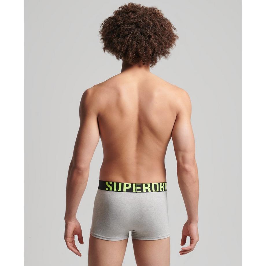 Superdry Set 2 Boxer Cotone Biologico Dual Logo  