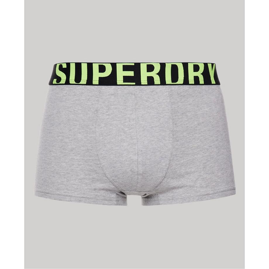 Superdry Set 2 Boxer Cotone Biologico Dual Logo  