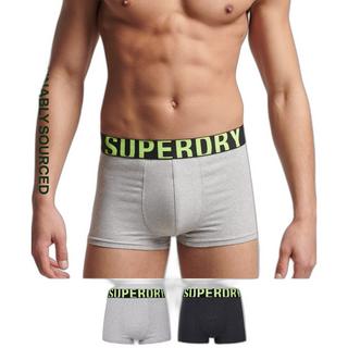 Superdry  boxer n coton biologique uperdry dual logo (x2) 