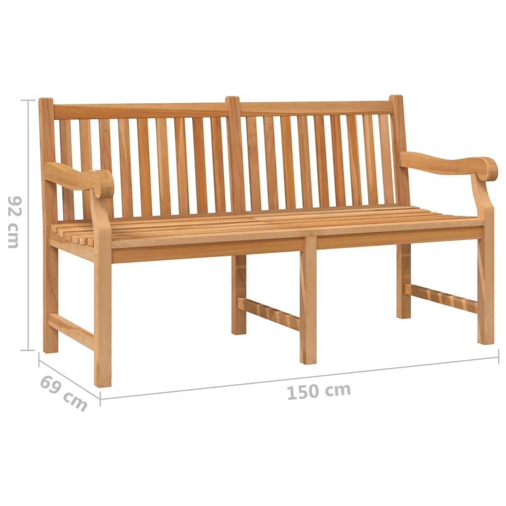 VidaXL panca da giardino Teak riciclato  