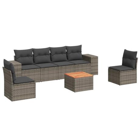 VidaXL Garten sofagarnitur poly-rattan  