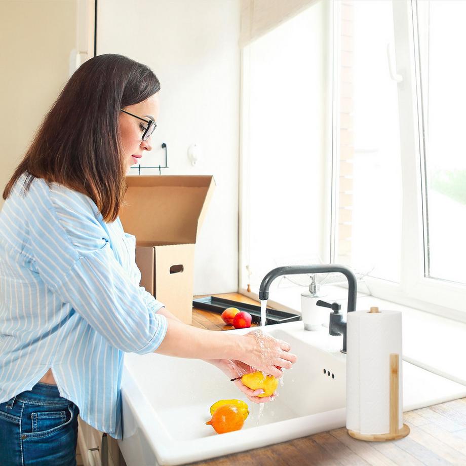 B2X Porta salviette di carta con fermo srotolabile  