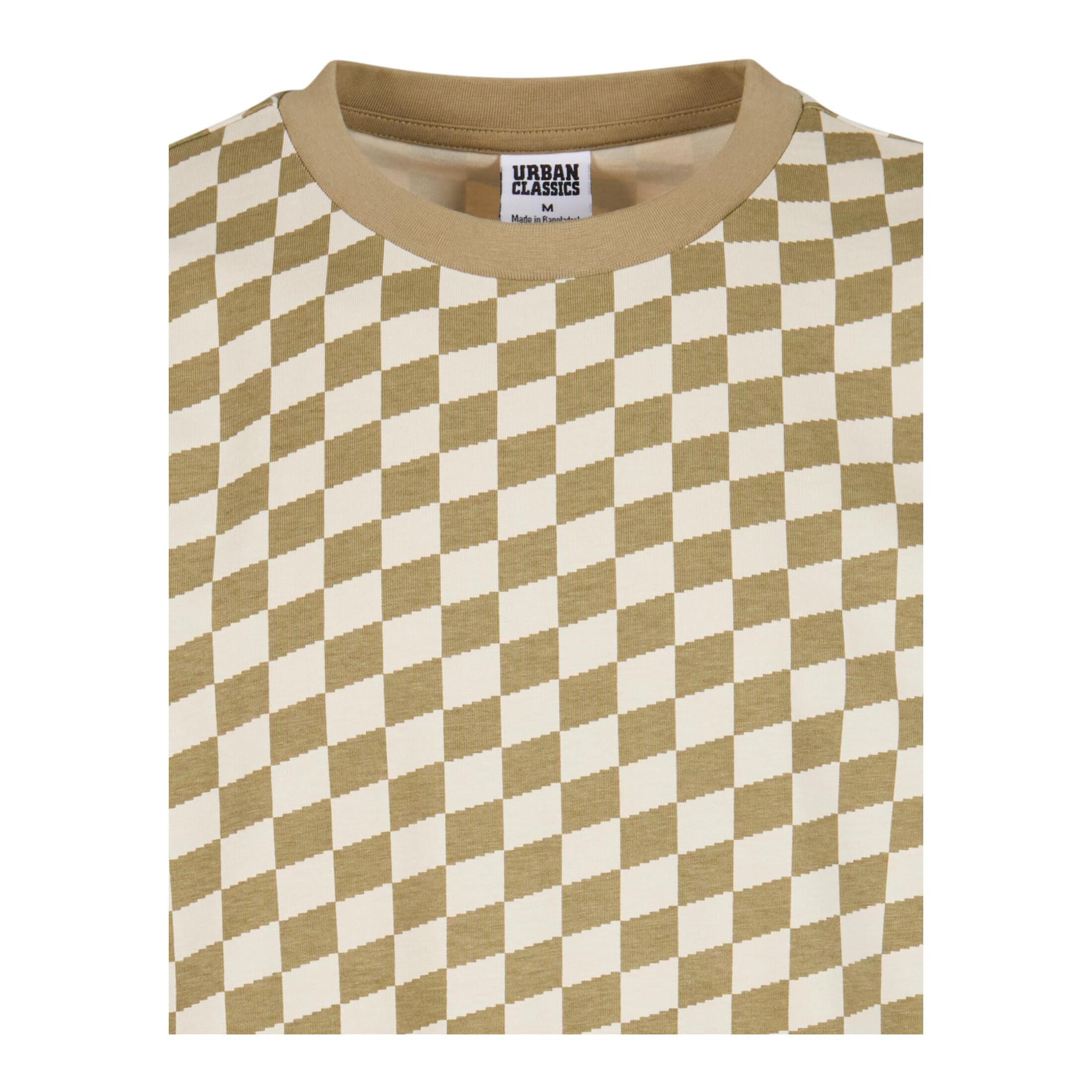 URBAN CLASSICS Oversize Kariertes T-Shirt  