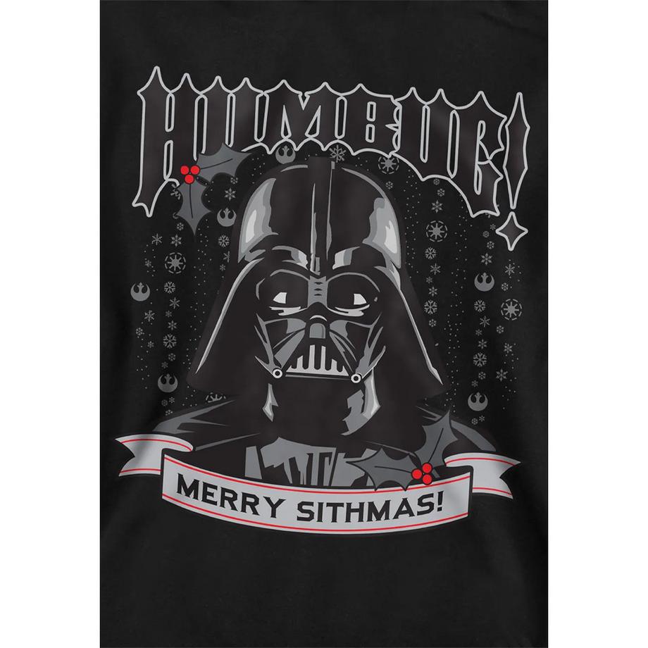 Disney Star Wars  Sweat À Capuche Noël Motif Dark Vador Humbug Merry Sithmas! 