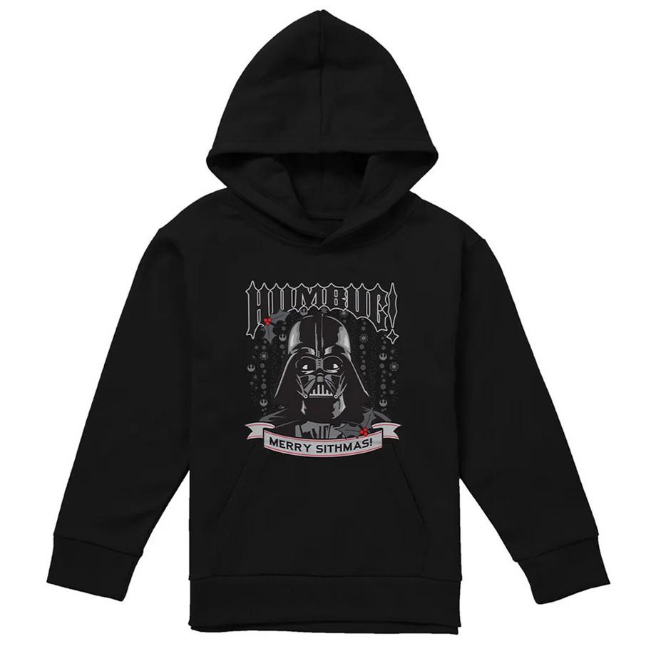 Sweat À Capuche Noël Motif Dark Vador Humbug Merry Sithmas!