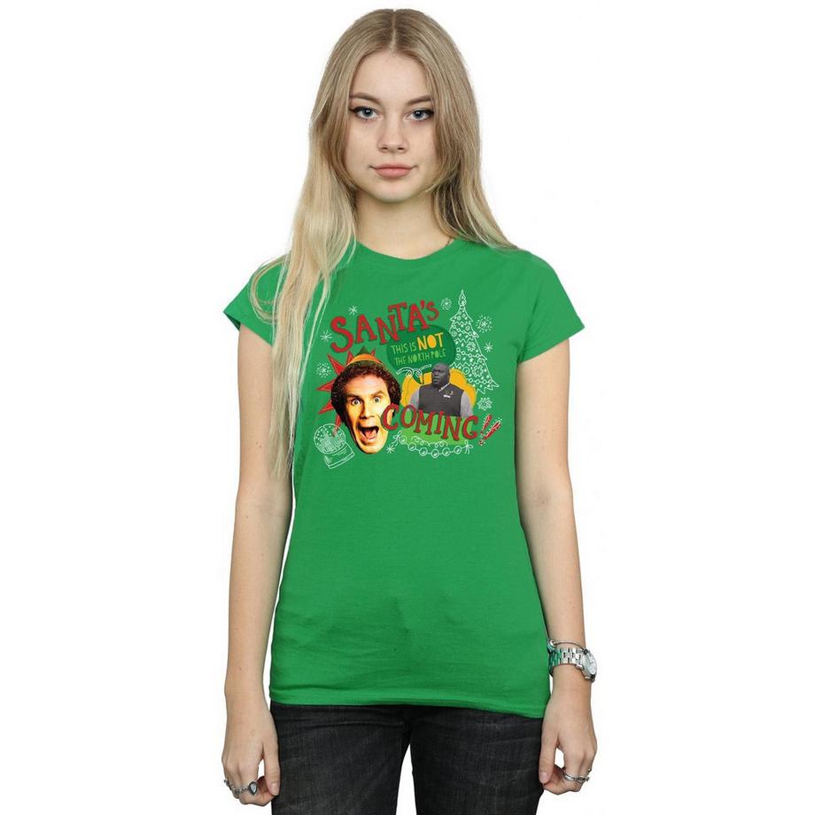 Elf Santa's Coming T-Shirt  