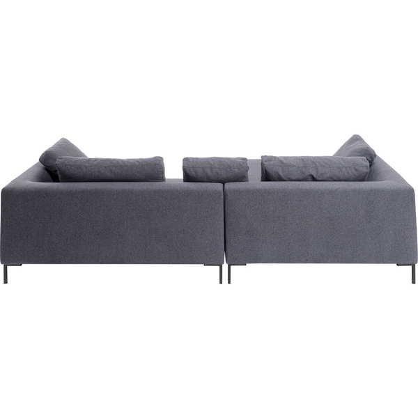 KARE Design Canapé d'angle Gianni gris gauche  