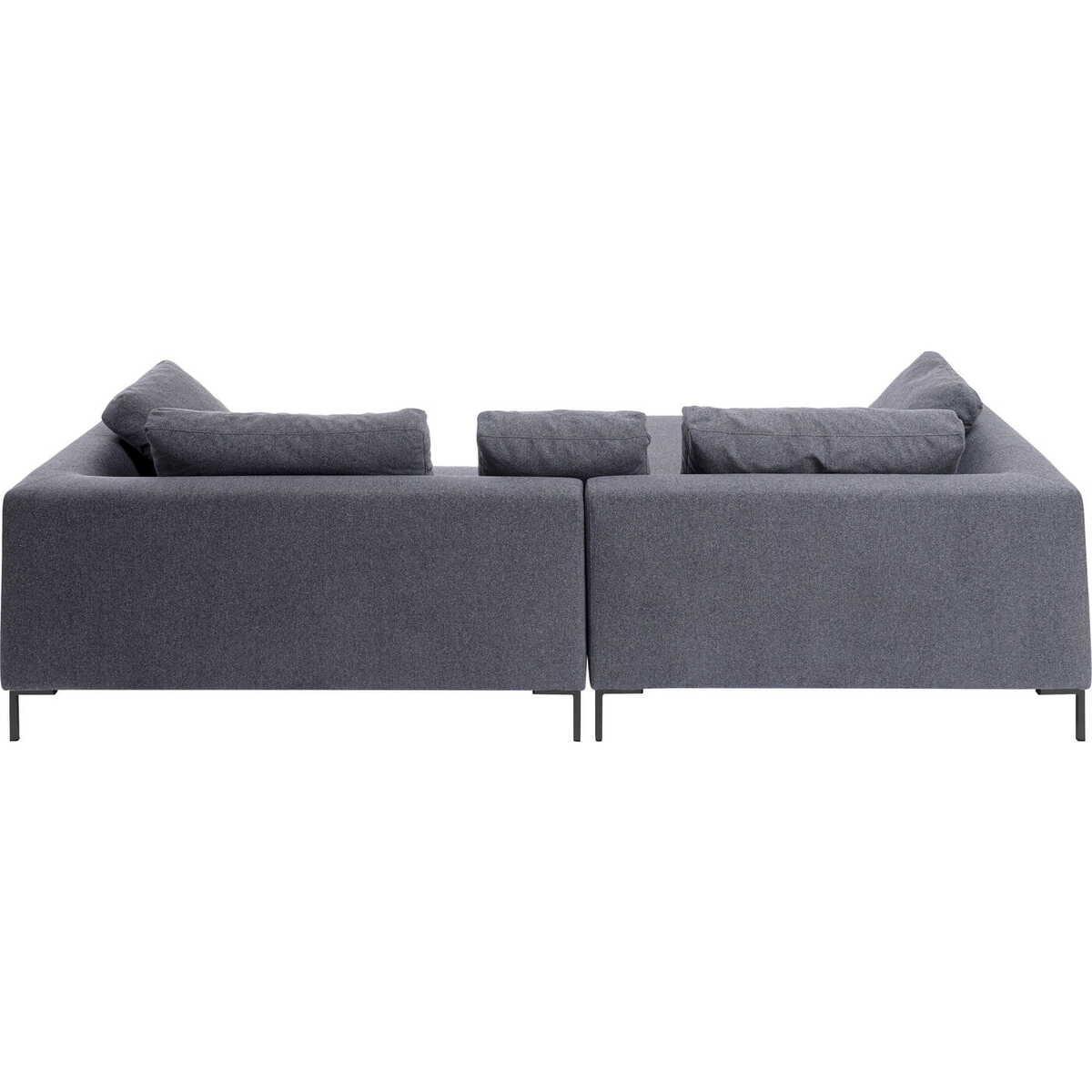 KARE Design Canapé d&#039;angle Gianni Gris Gauche  