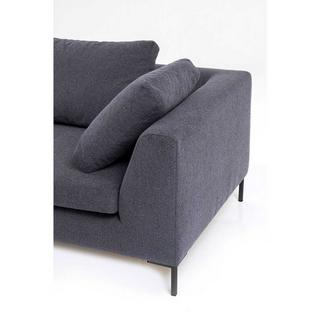 KARE Design Canapé d&#039;angle Gianni Gris Gauche  