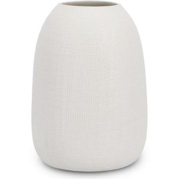 Vase Chypre blanc 18x18x25