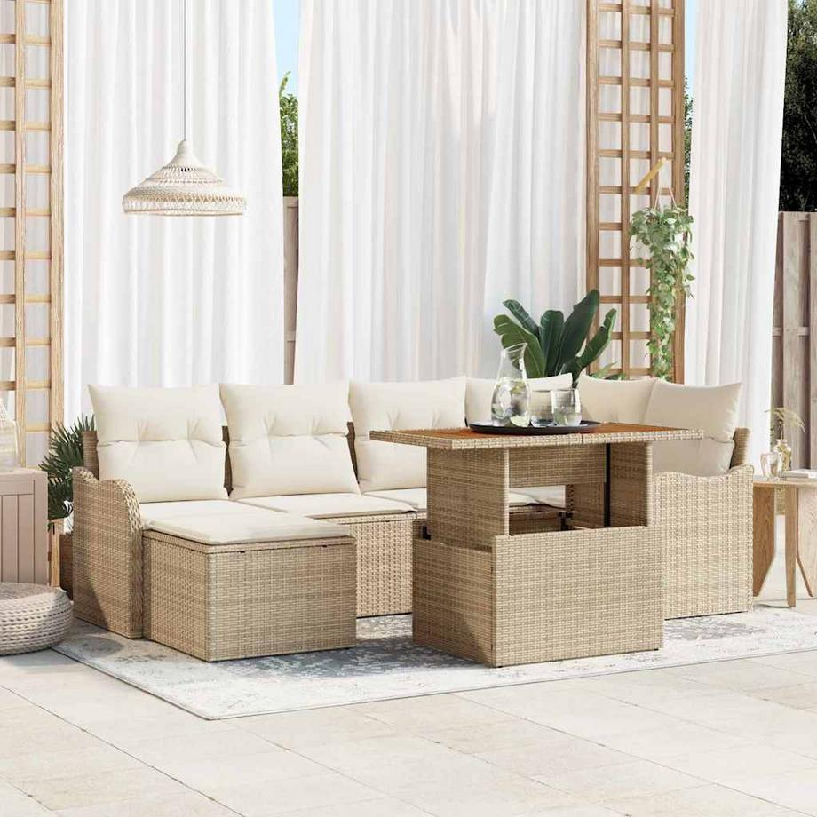VidaXL Garten set poly-rattan  