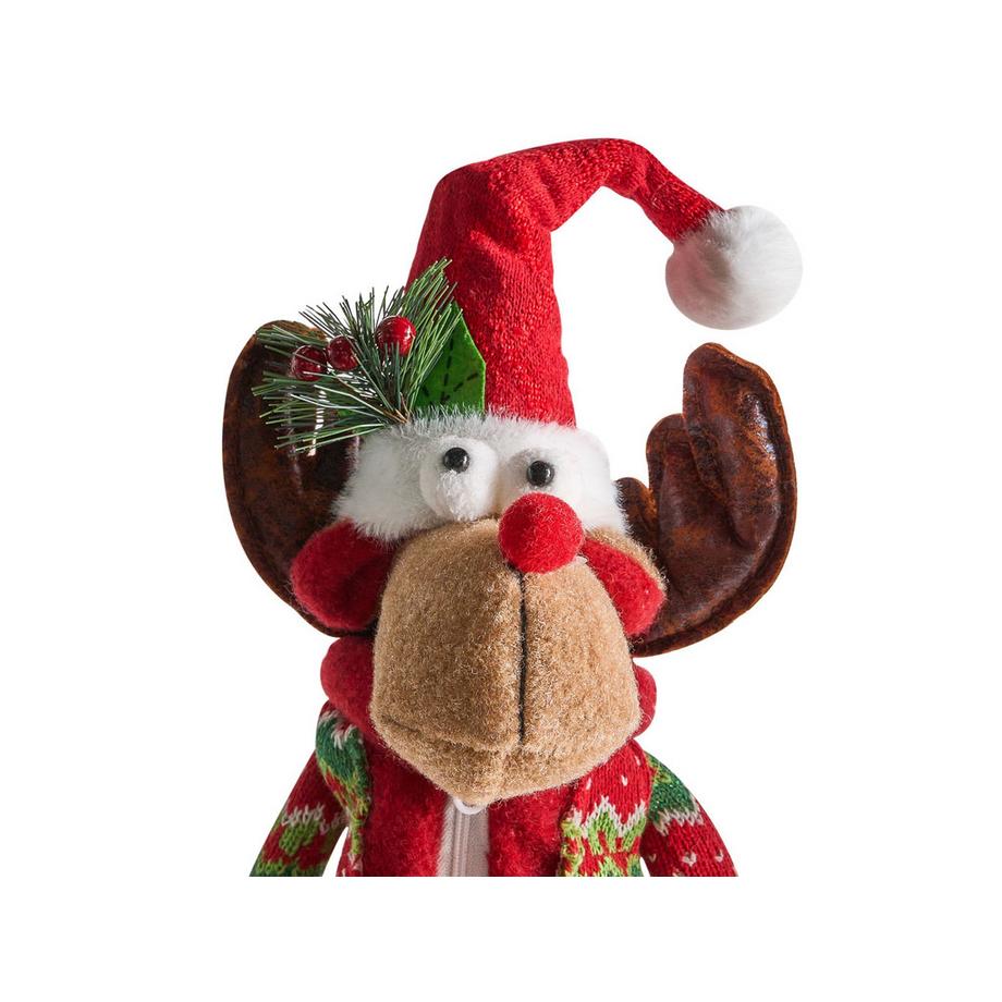 Beliani Lot de 2 décorations de Noël en Tissu Traditionnel GEITSJOEN  