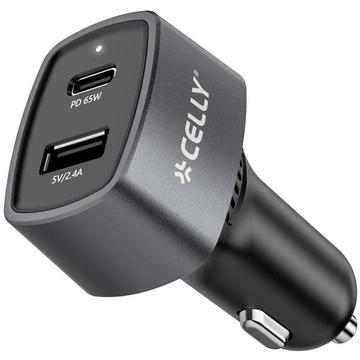 Ladegerät 1xUSB-C PD 1xUSB-A 65W