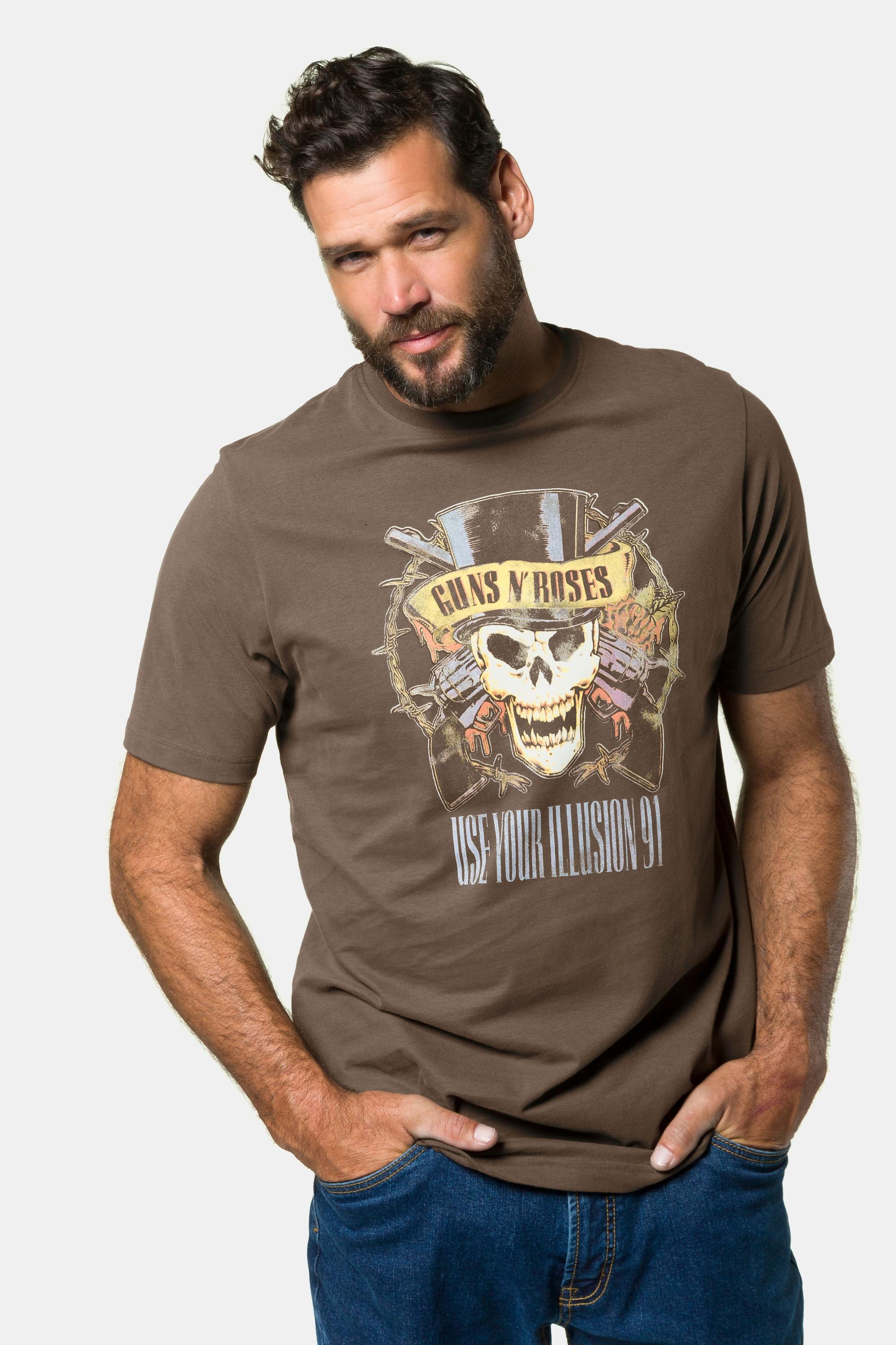 JP1880  T-shirt, T-shirt de groupe, Guns 'n Roses, manches mi-hauteur 