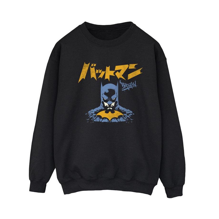 DC COMICS Batman Japanese Logo Sweatshirt  