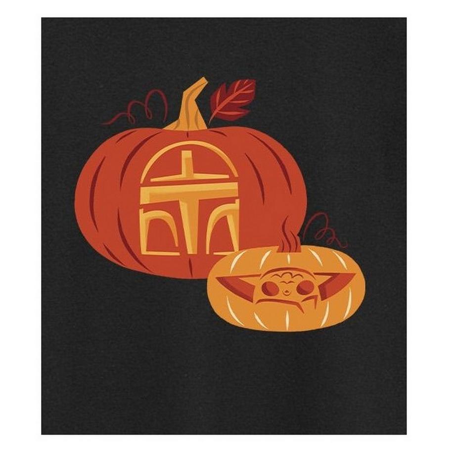 STAR WARS Star Wars The Mandalorian Halloween Zucca Stampa T-Shirt  