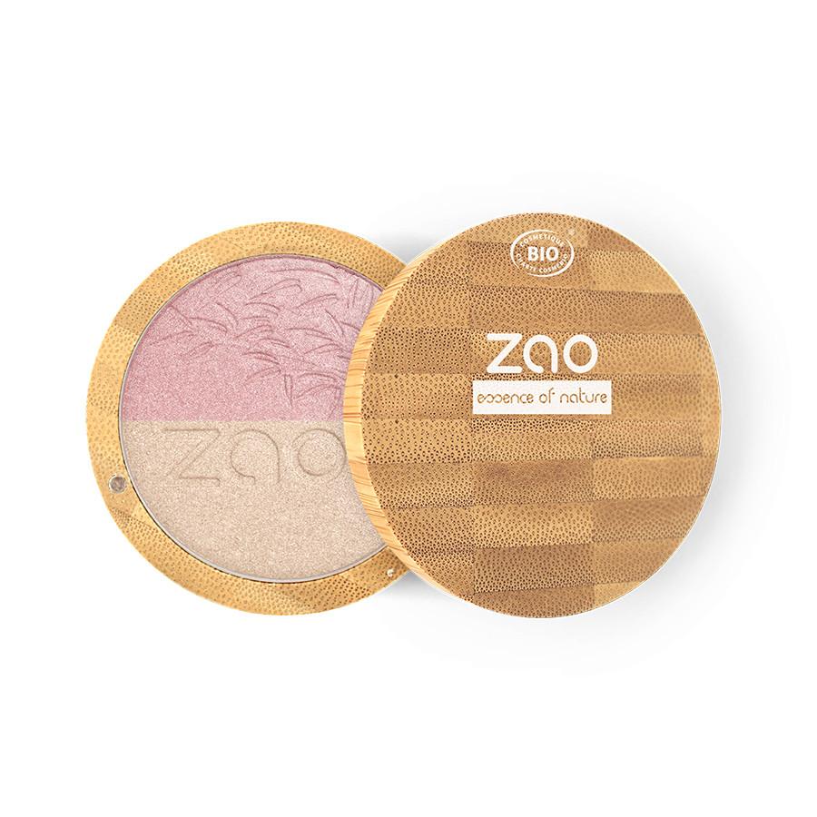 ZAO MAKEUP  Shine-up Powder Enluminator - Bio-zertifiziert, vegan und nachfüllbar 