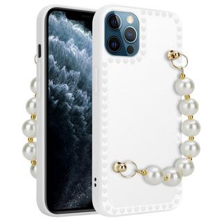 Cadorabo  Housse compatible avec Apple iPhone 12 PRO - Coque de protection en silicone TPU flexible avec chaîne de poignet 