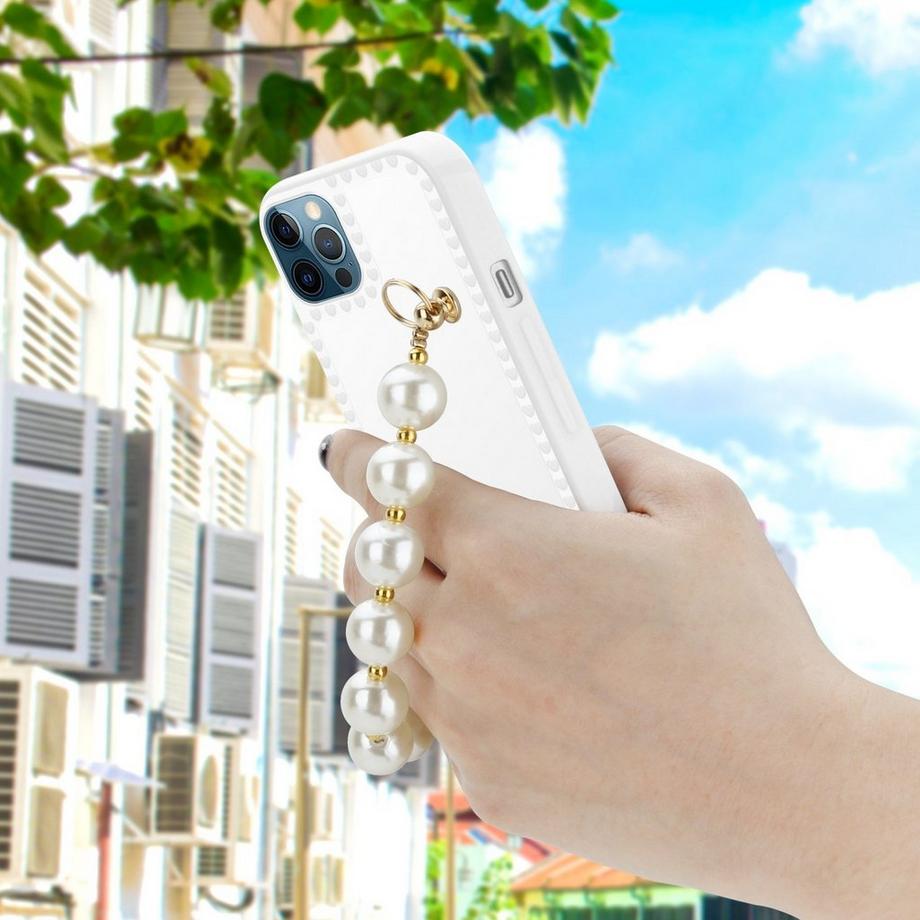 Cadorabo  Hülle für Apple iPhone 12 PRO mit Handgelenk Kette 