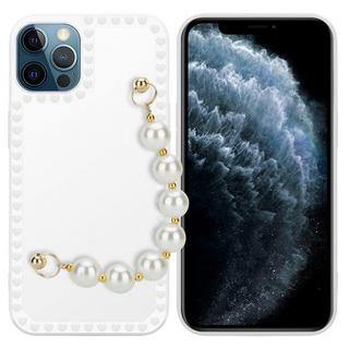 Cadorabo  Housse compatible avec Apple iPhone 12 PRO - Coque de protection en silicone TPU flexible avec chaîne de poignet 