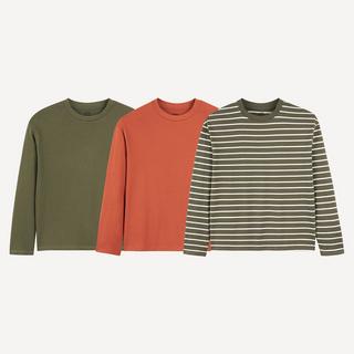 La Redoute Collections  3er-Pack Langarmshirts 