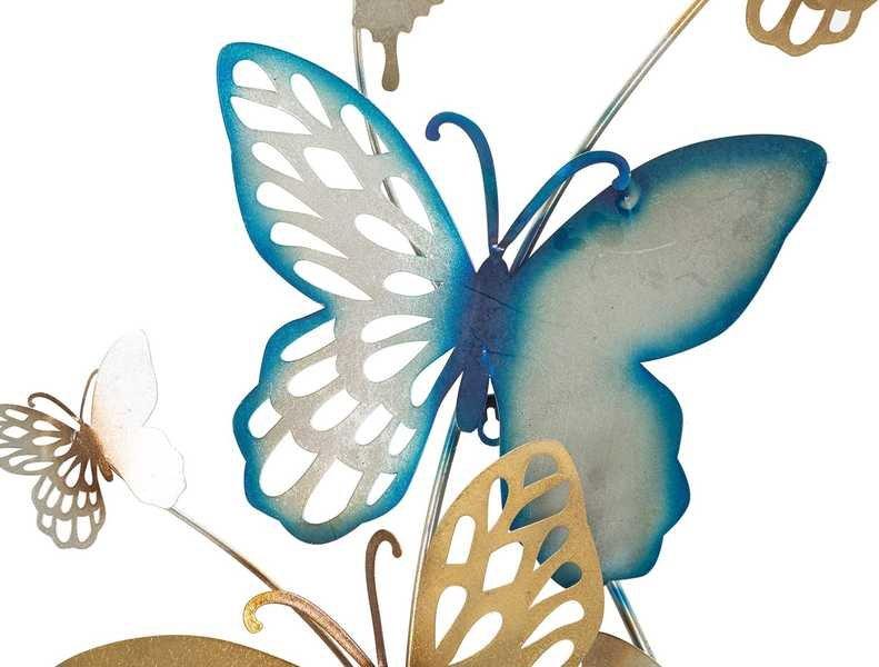 mutoni Decorazione murale farfalle blu  