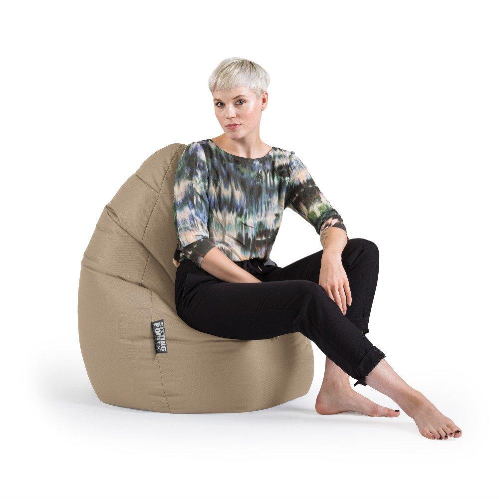 Sitting Point Sitzsack BeanBag Brava XL, khaki  