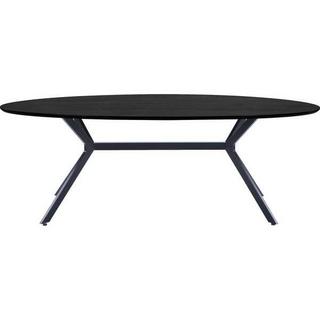 mutoni Table à manger Bruno ovale noir 220x100  