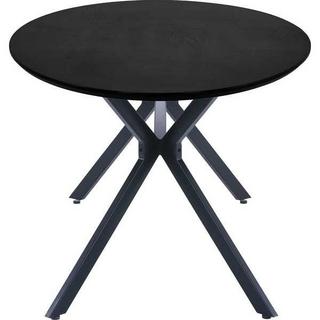 mutoni Table à manger Bruno ovale noir 220x100  