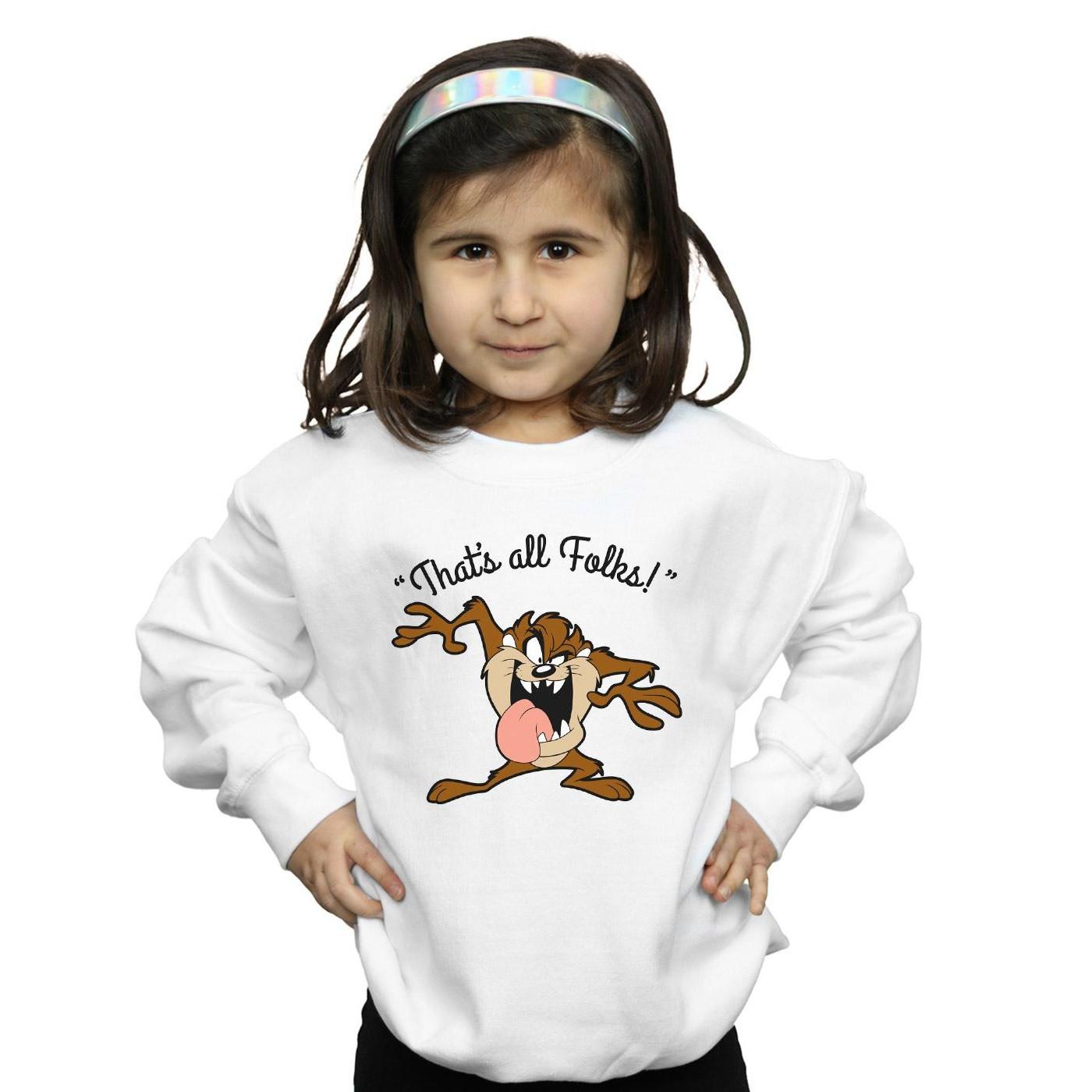 LOONEY TUNES  Taz That´s All Folks Sweatshirt 