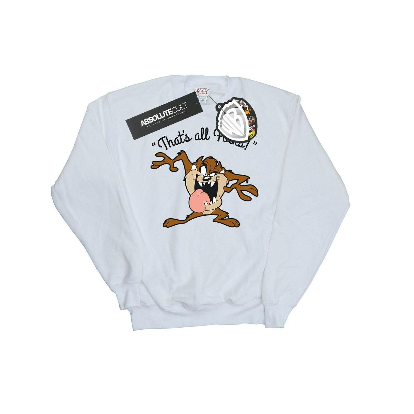 LOONEY TUNES  Taz That´s All Folks Sweatshirt 