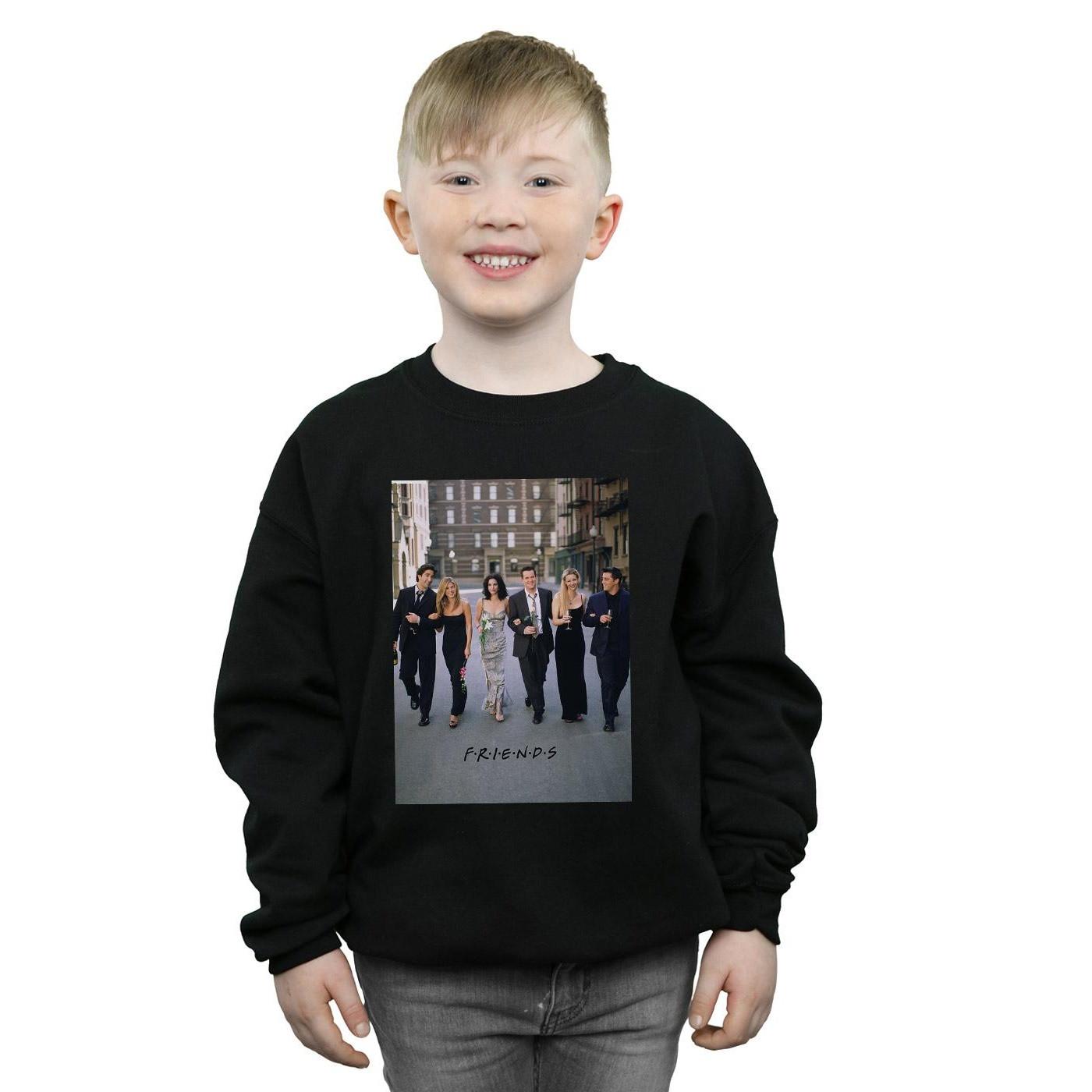 Friends  Champagne And Flowers Sweatshirt 