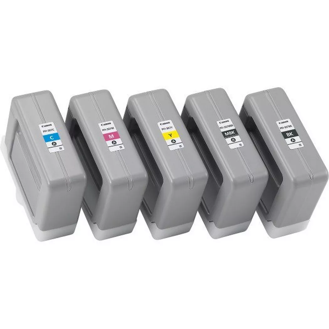 Canon – Tintenpatrone schwarz PFI307BK iPF 830/840 330ml, One Size
