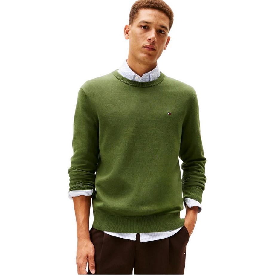 TOMMY HILFIGER  Pullover, Rundhalsausschnitt, 