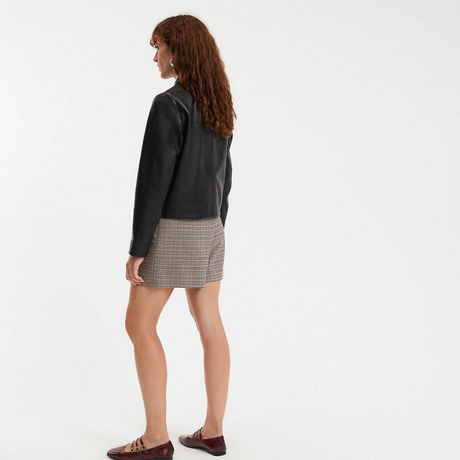 La Redoute Collections Kurze Lederjacke  
