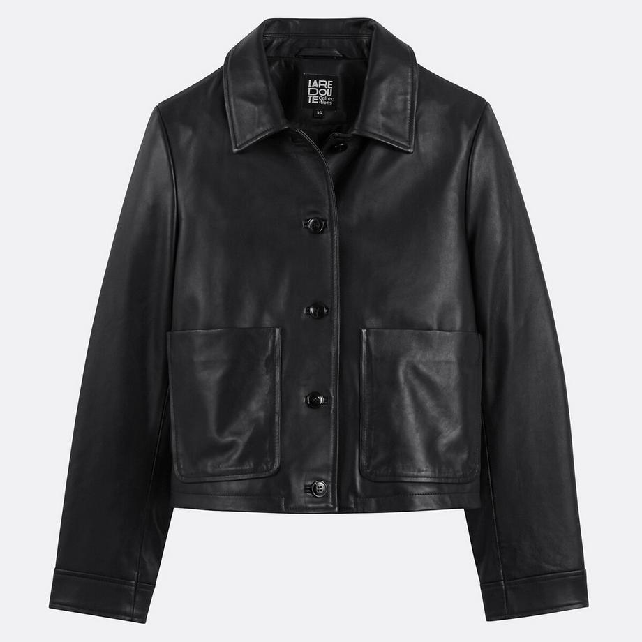 La Redoute Collections Kurze Lederjacke  