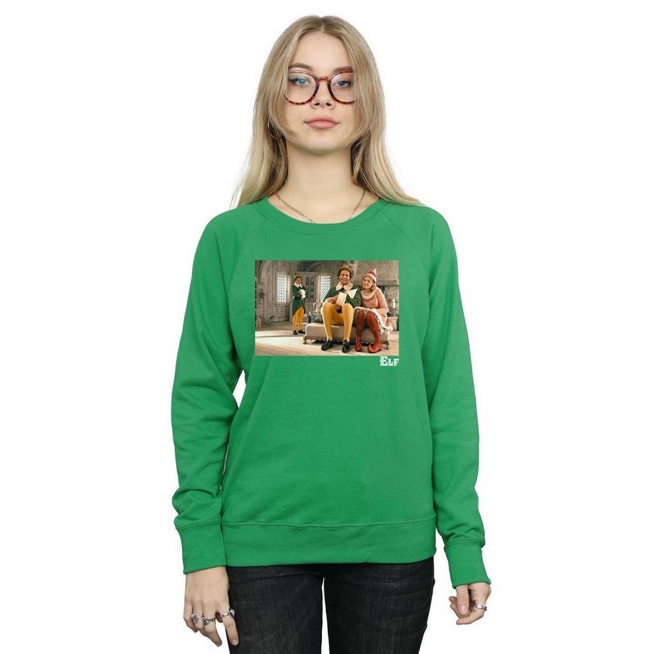 Elf Buddy und Jovie Bedrucktes Sweatshirt  