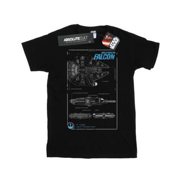 Force Awakens Millennium Falcon Manual TShirt
