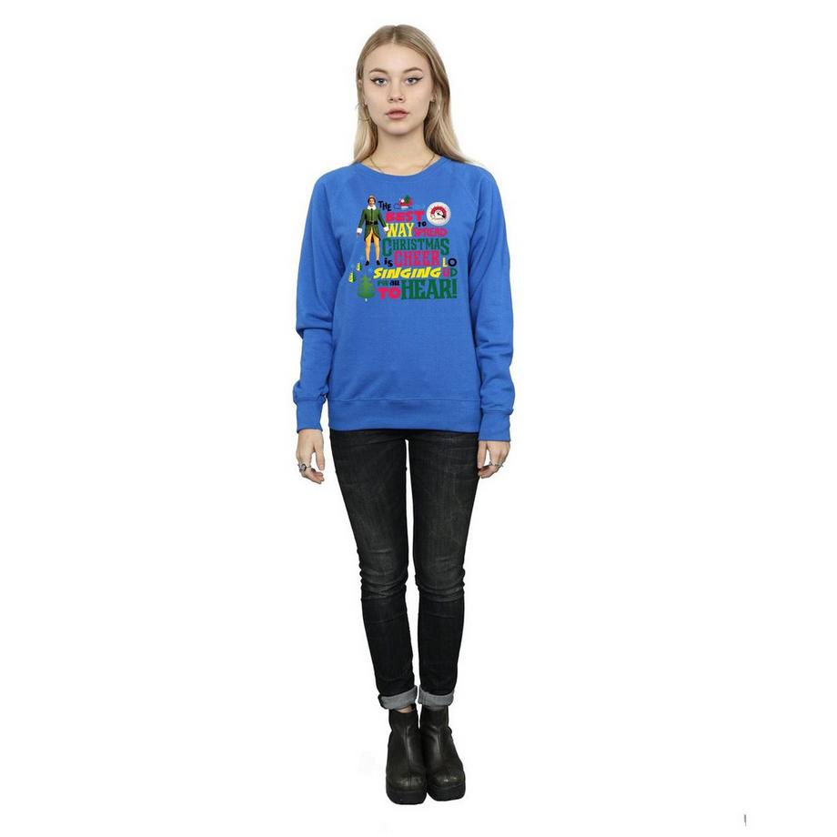 Elf Christmas Cheer Slim Fit Sweatshirt  