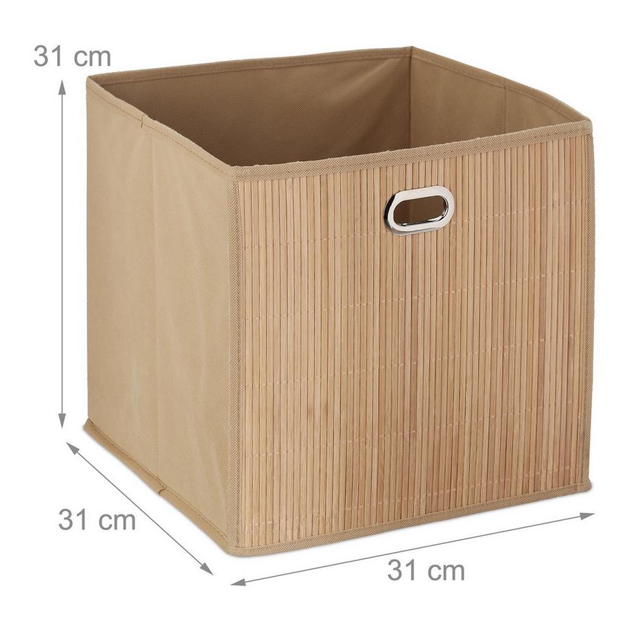 B2X Cestino portaoggetti Bamboo High  