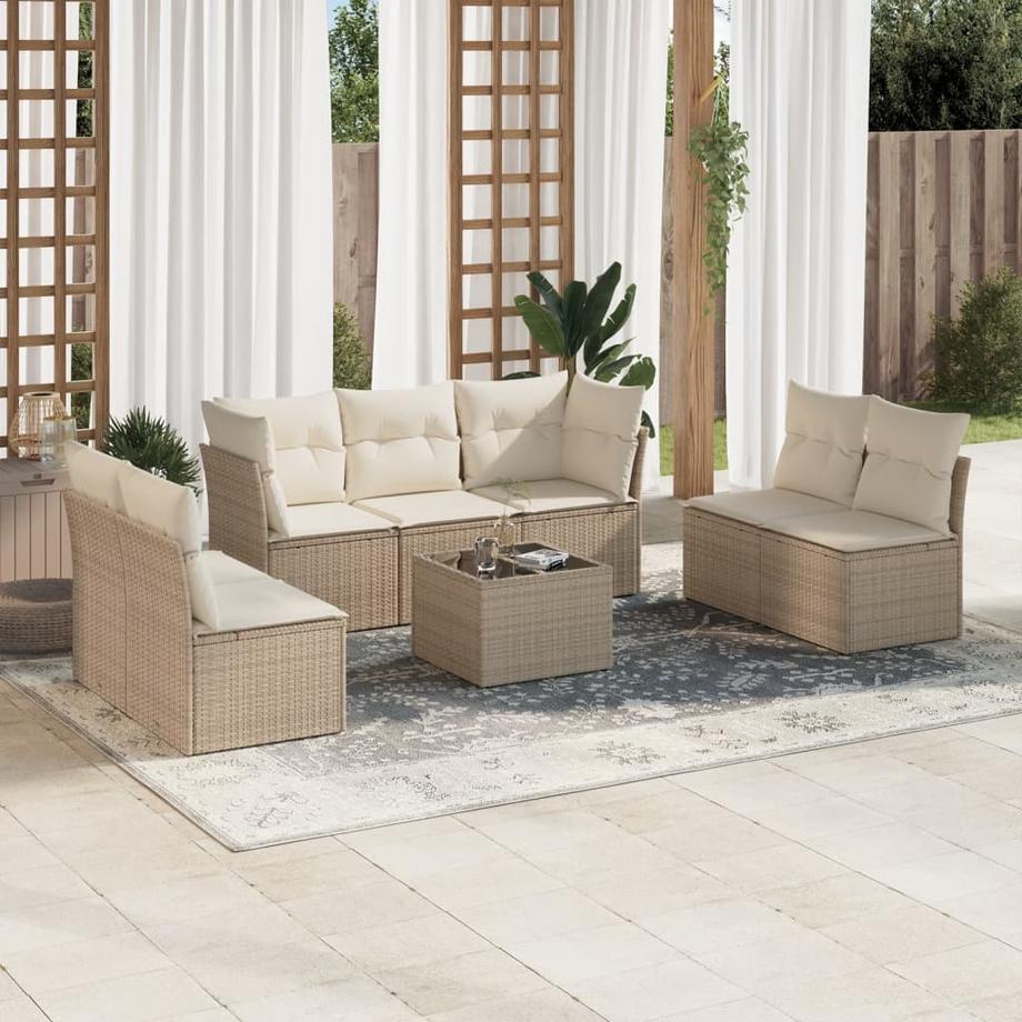 VidaXL Garten sofagarnitur poly-rattan  