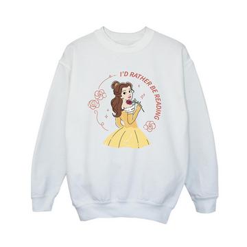 Beauty And The Beast I'd Rather Be Reading Sweatshirt