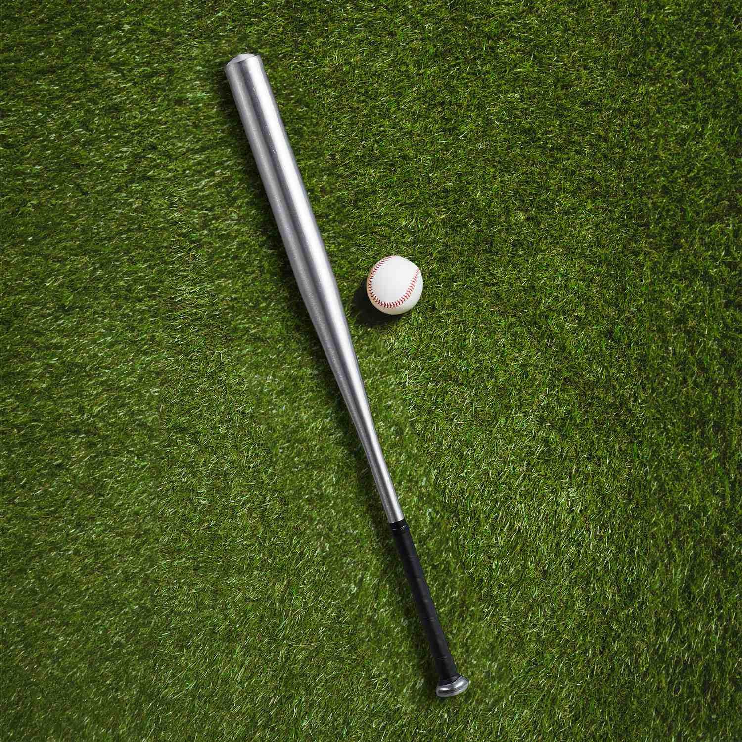 B2X  Batte de baseball en aluminium argenté 