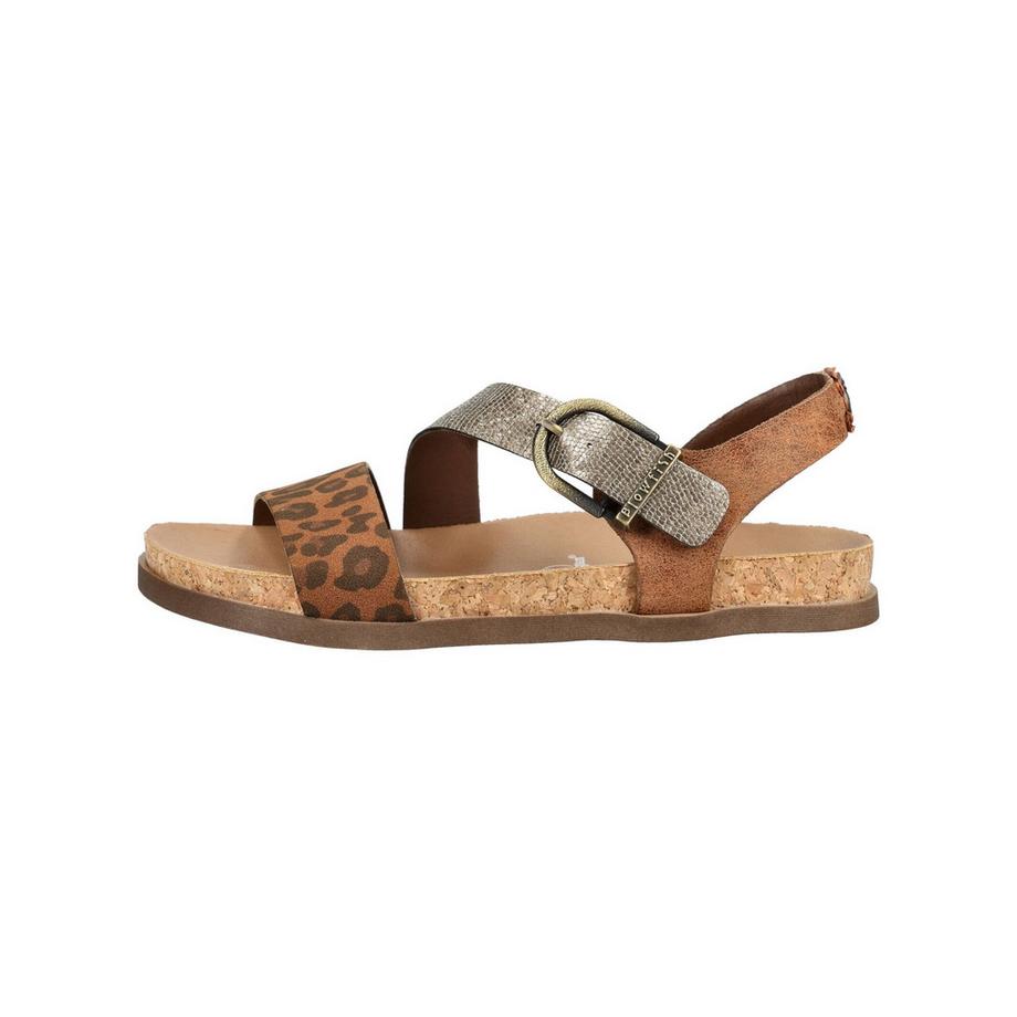 Blowfish Sandali con Stampa Leopardo e Fibbia  
