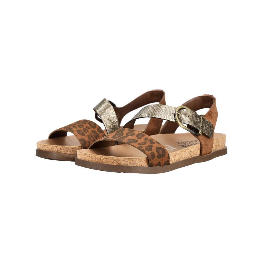 Blowfish Sandali con Stampa Leopardo e Fibbia  