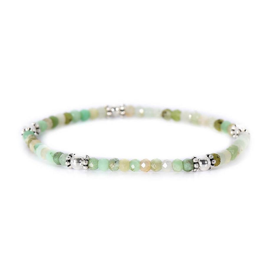 Shaima  Armband mit Chrysopras & Silber